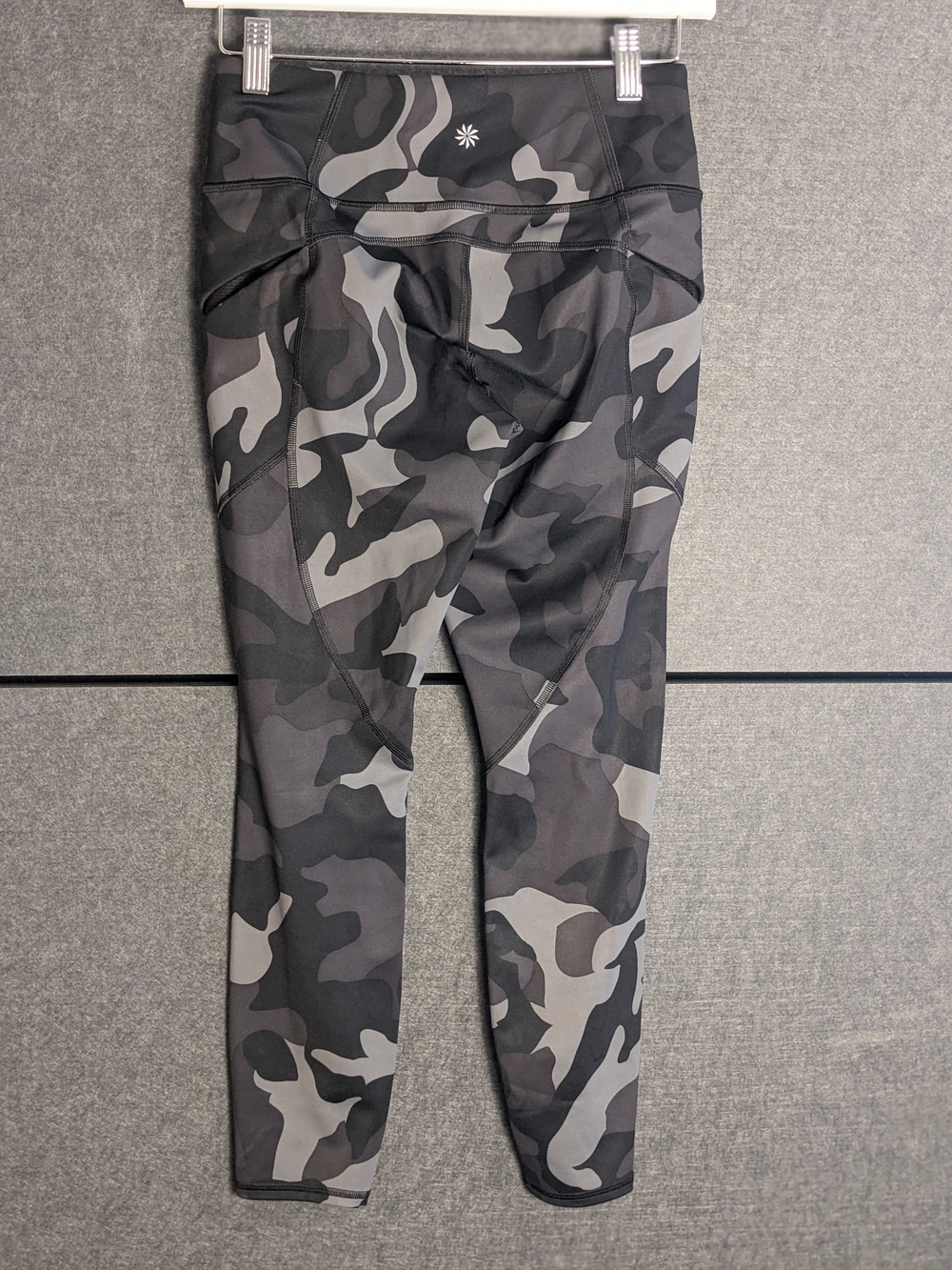 Athleta Gray & Black Camo High-Rise Leggings - Picture 4 of 9